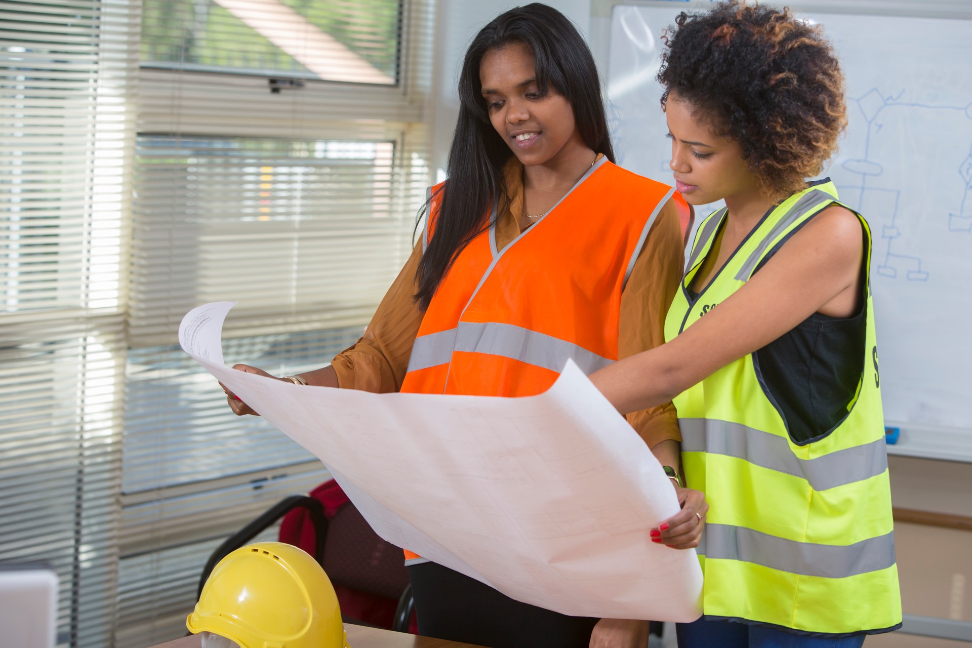 Female Engineers Construction Work